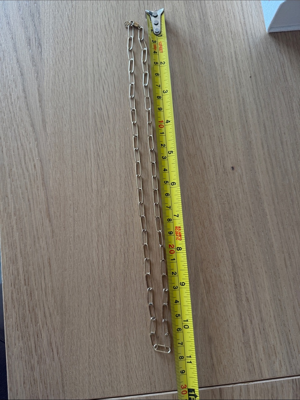 Mejuri Discontinued Paperclip Vermeil Chain